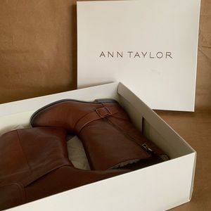 Ann Taylor Janna Shearling Boot - Modern Saddle 7